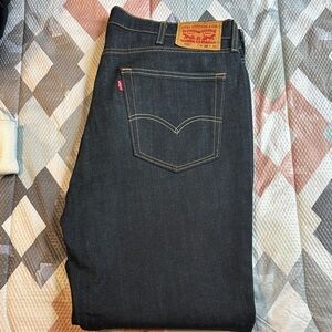 Levi's Men's Dark Blue Straight Jeans
